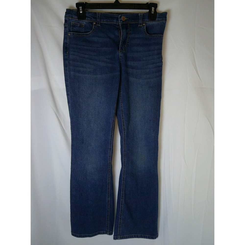 Jordache Kids Bootcut Jeans Size 18 DRKEZY‎ Blue Denim Stretch
